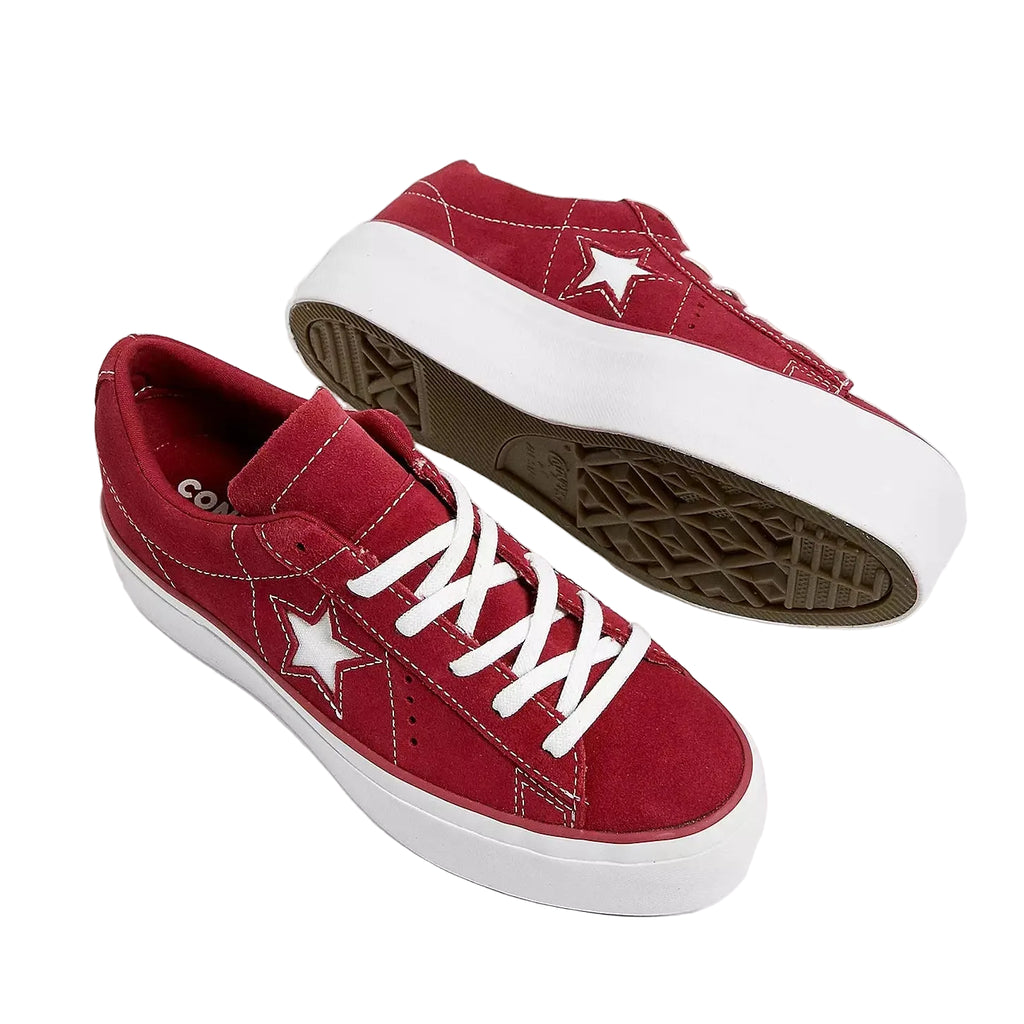 Converse One Star Platform Ox - Red