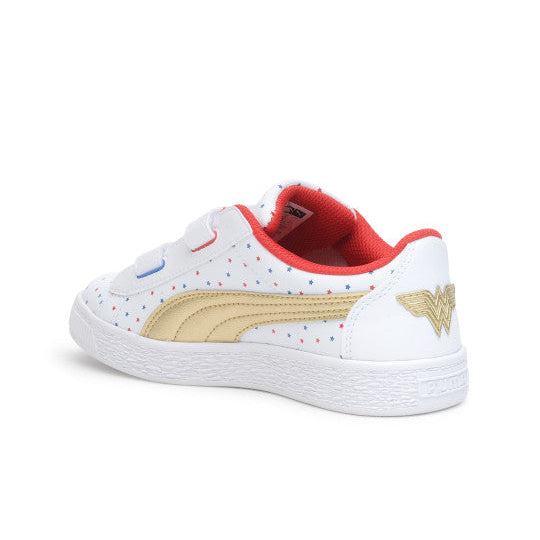 Puma Wonder Woman Basket (Infant) - White/Gold