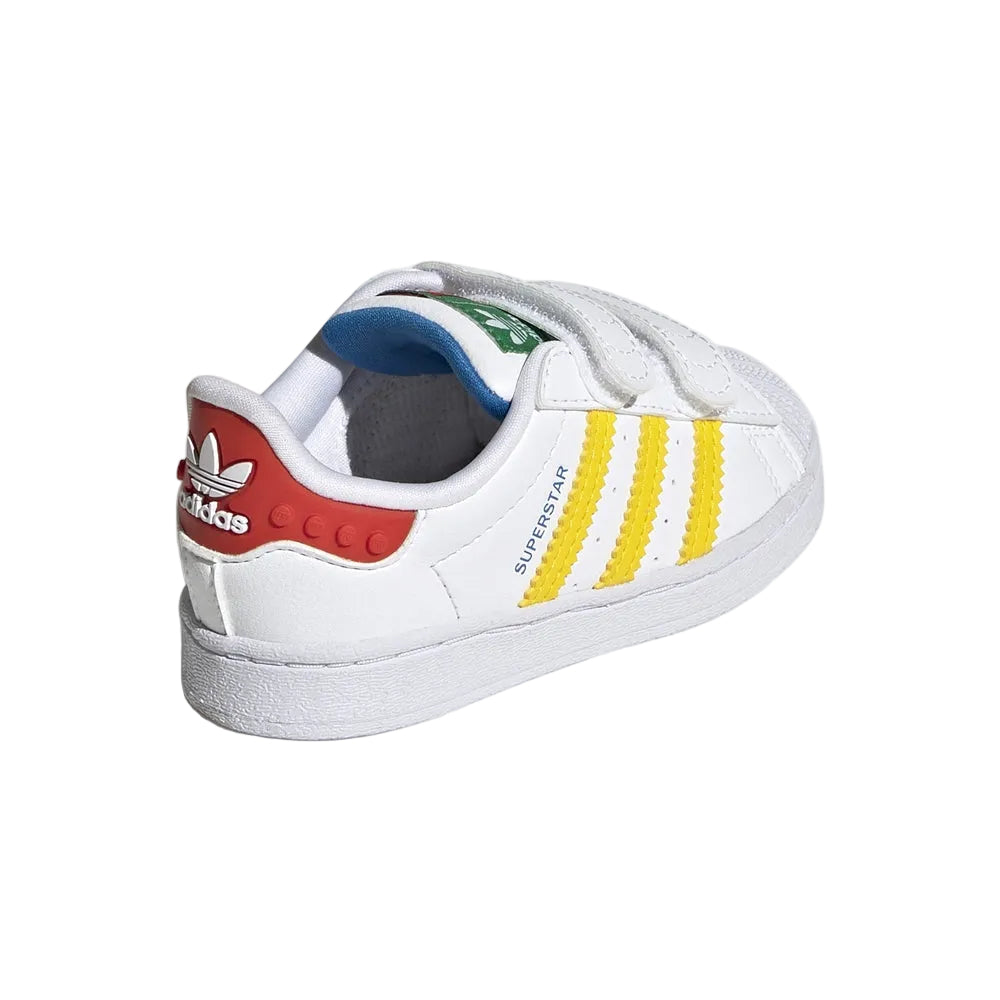 Adidas LEGO x Superstar I (Infant) - White/Multicolor