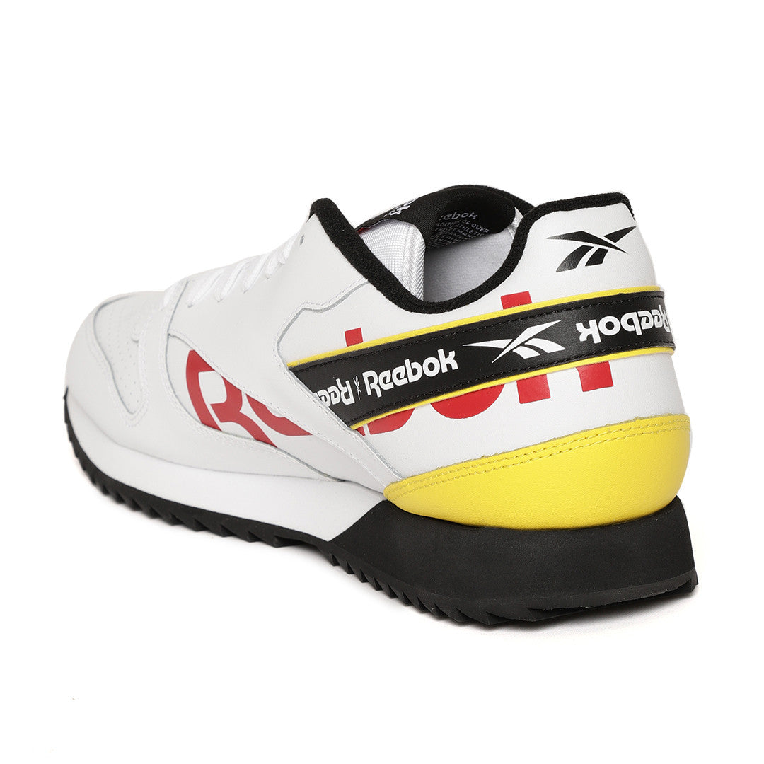 Reebok Classic Leather Ripple - White/Black/Yellow