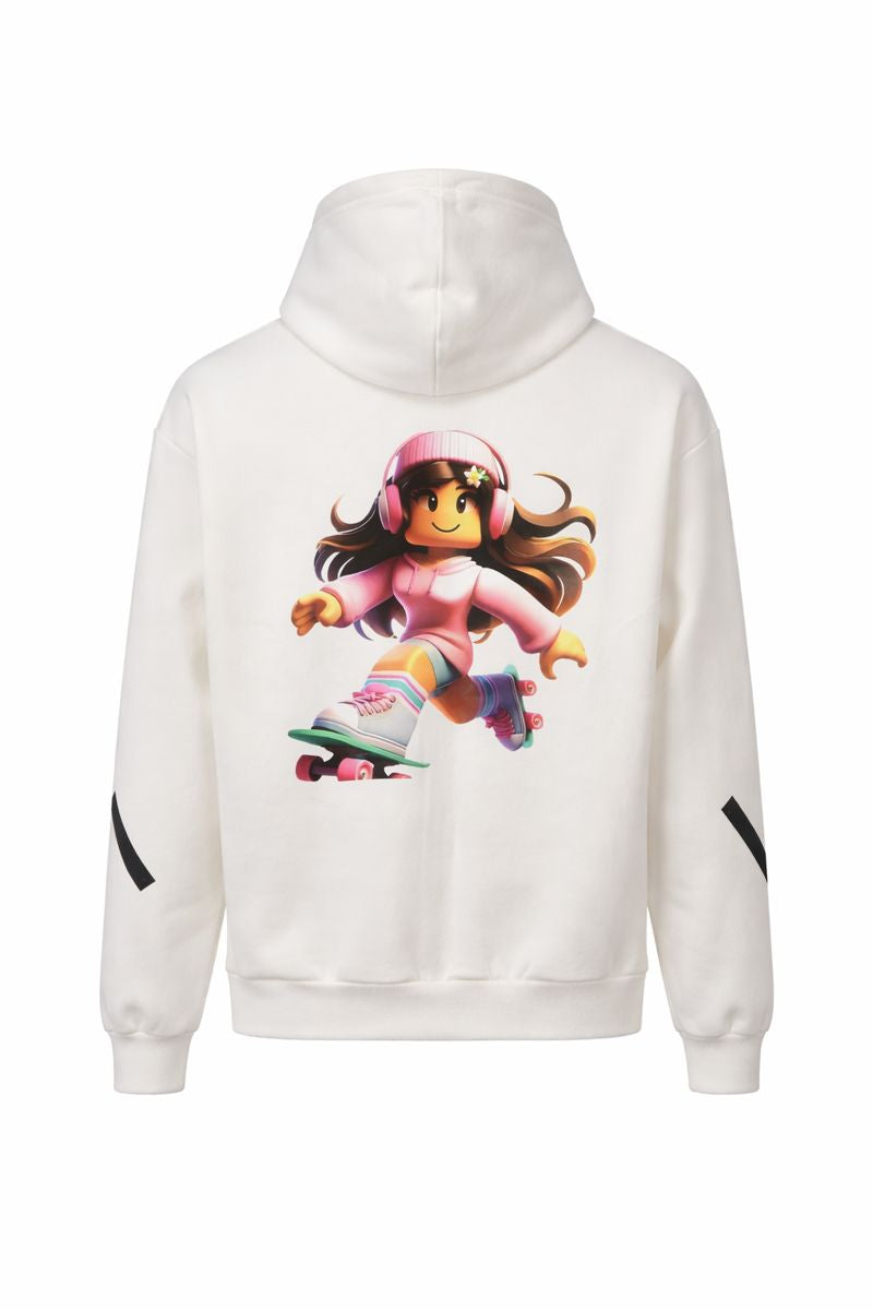 The White G.O.A.T Roblox Hoodie