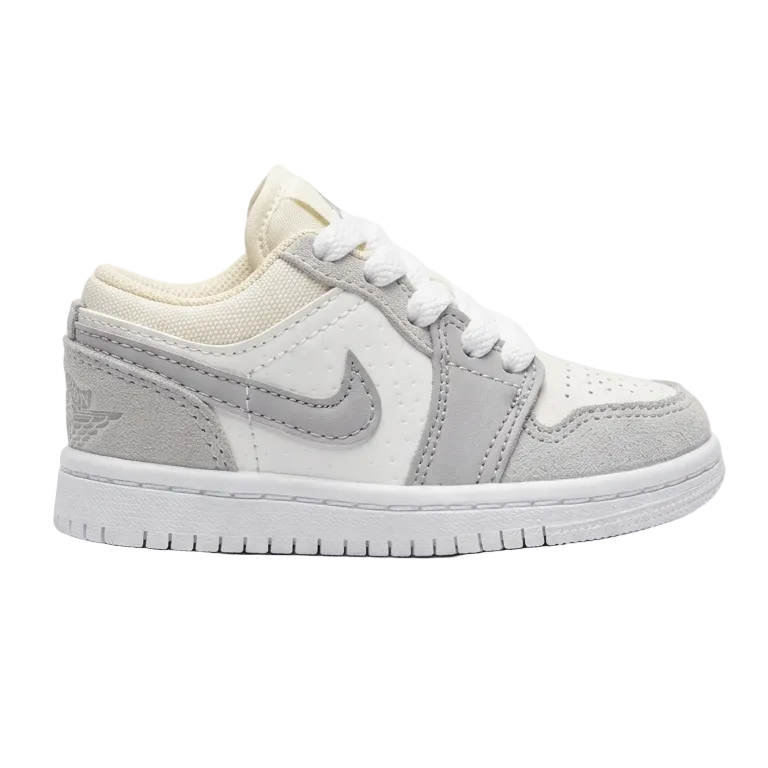 Nike Air Jordan 1 Retro Low (Kids and Infants) - White/Gray