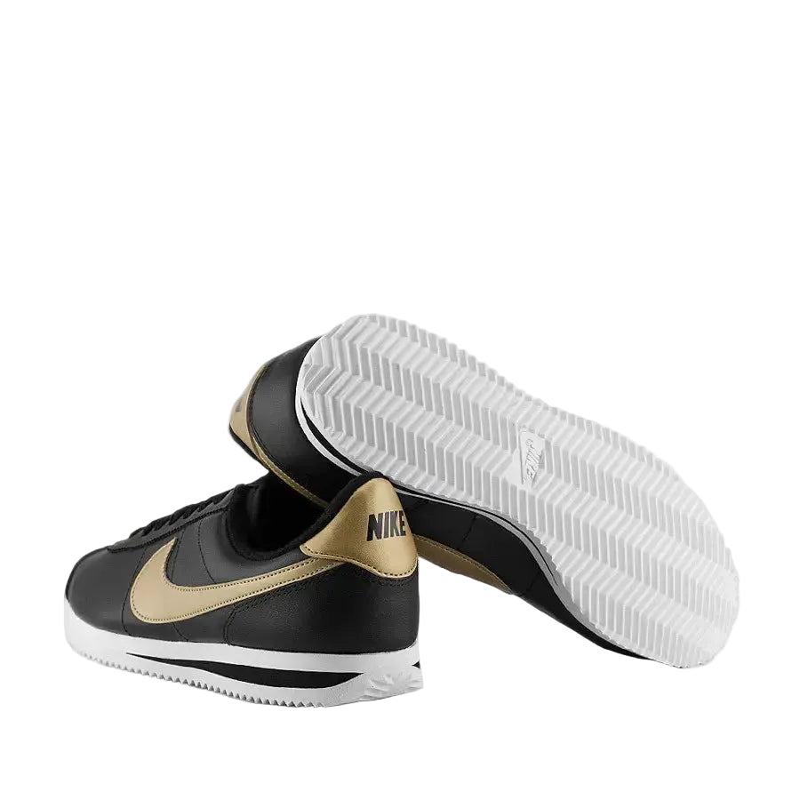 Nike Cortez Basic Leather SE - Black/Gold