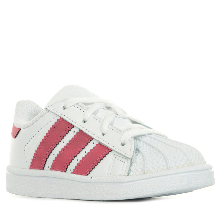 Adidas Superstar I (Infant) - White/Pink