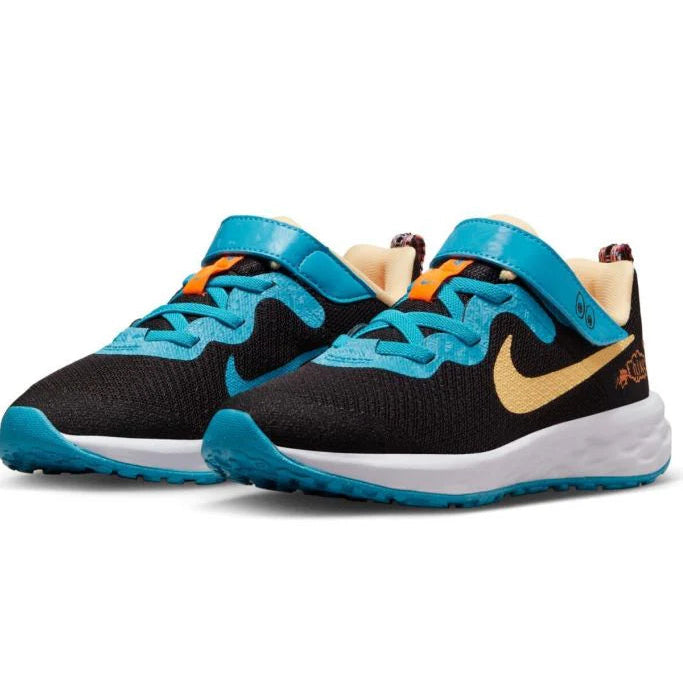 Nike Revolution 6 Younger - Black/Blue