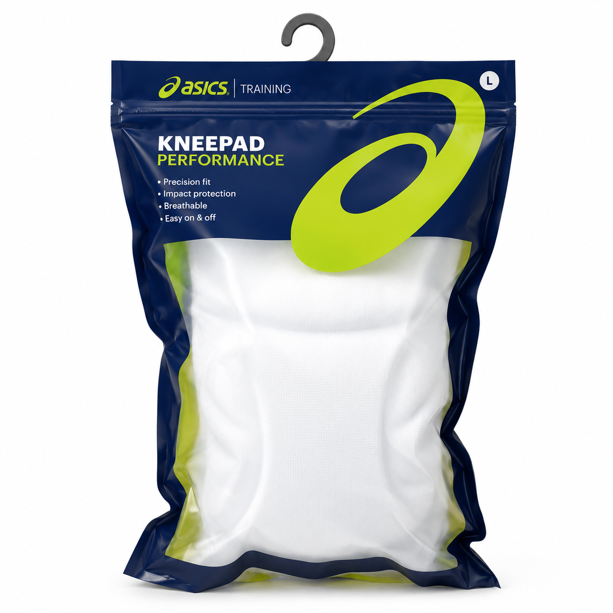 ASICS Premium Volleyball Kneepad - White