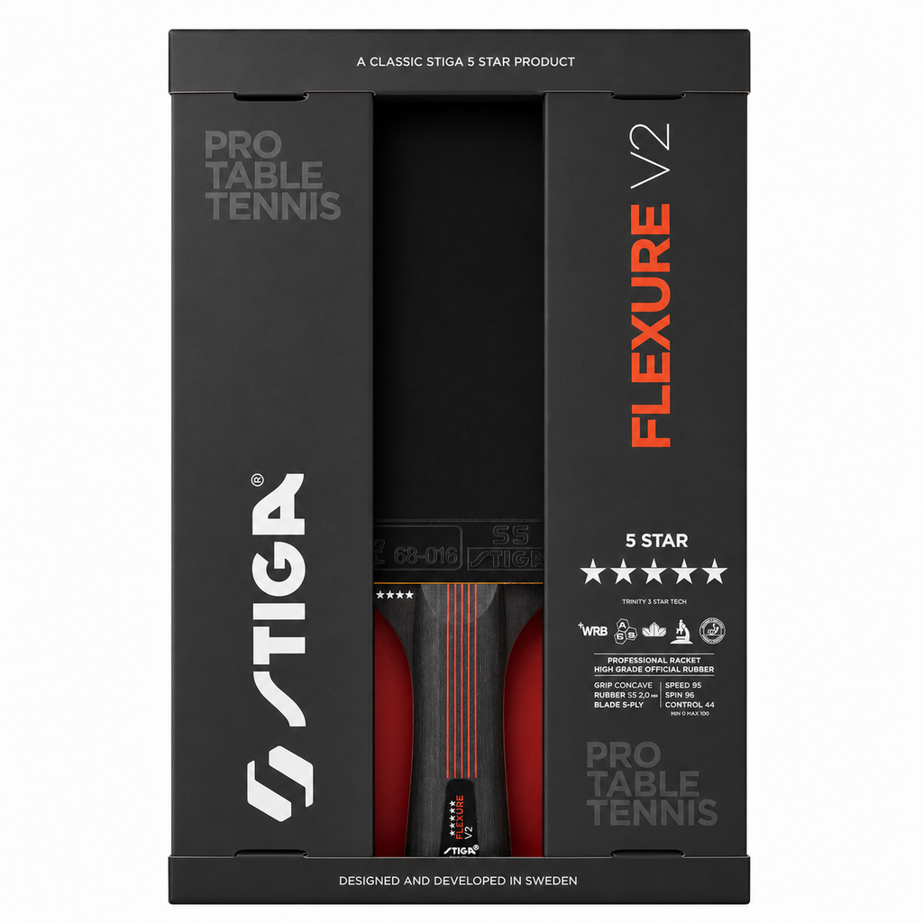 Stiga Flexure V2 Table Tennis / Ping-Pong Racket