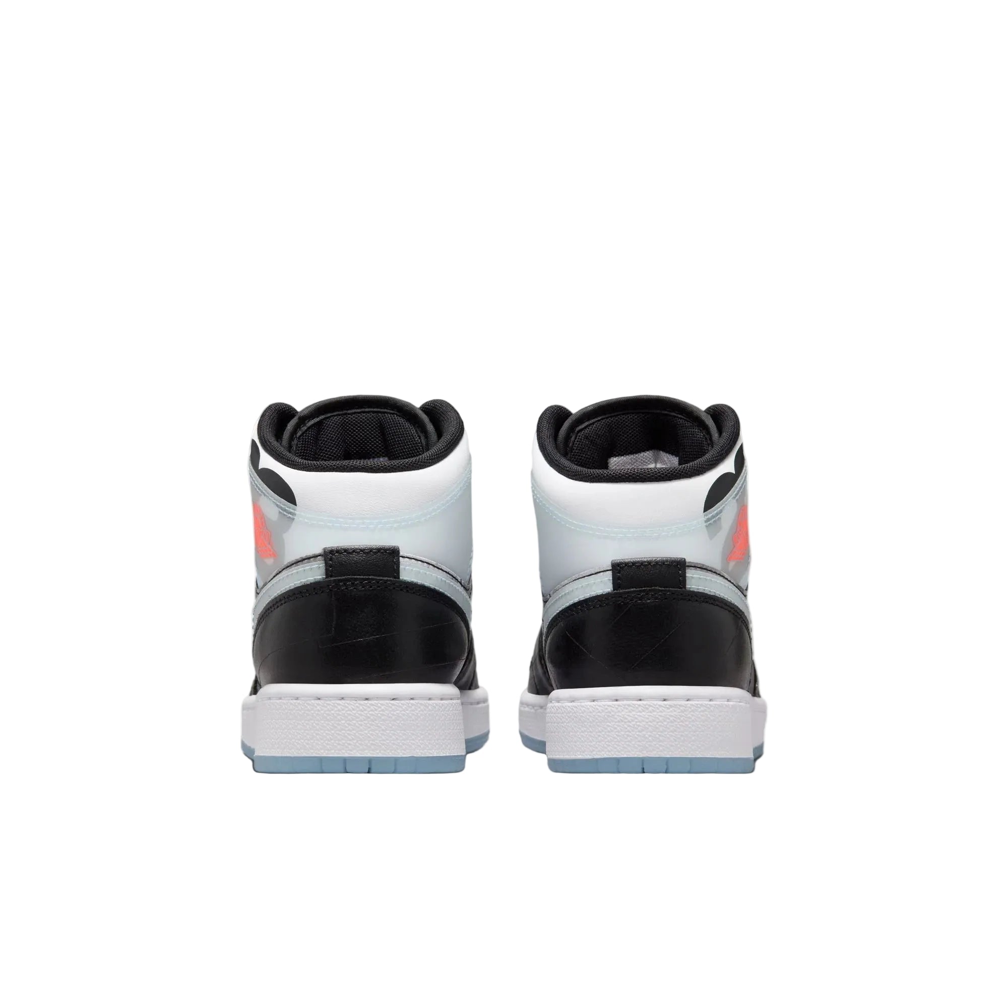 Nike Jordan Kids Jordan 1 Mid SS "X-Ray" (Kids and Infants) - Black