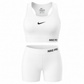 Nike Pro Sports Set (Bra + Shorts) - White