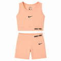 Nike Pro Sports Set (Tank Top + Shorts) - Salmon Orange