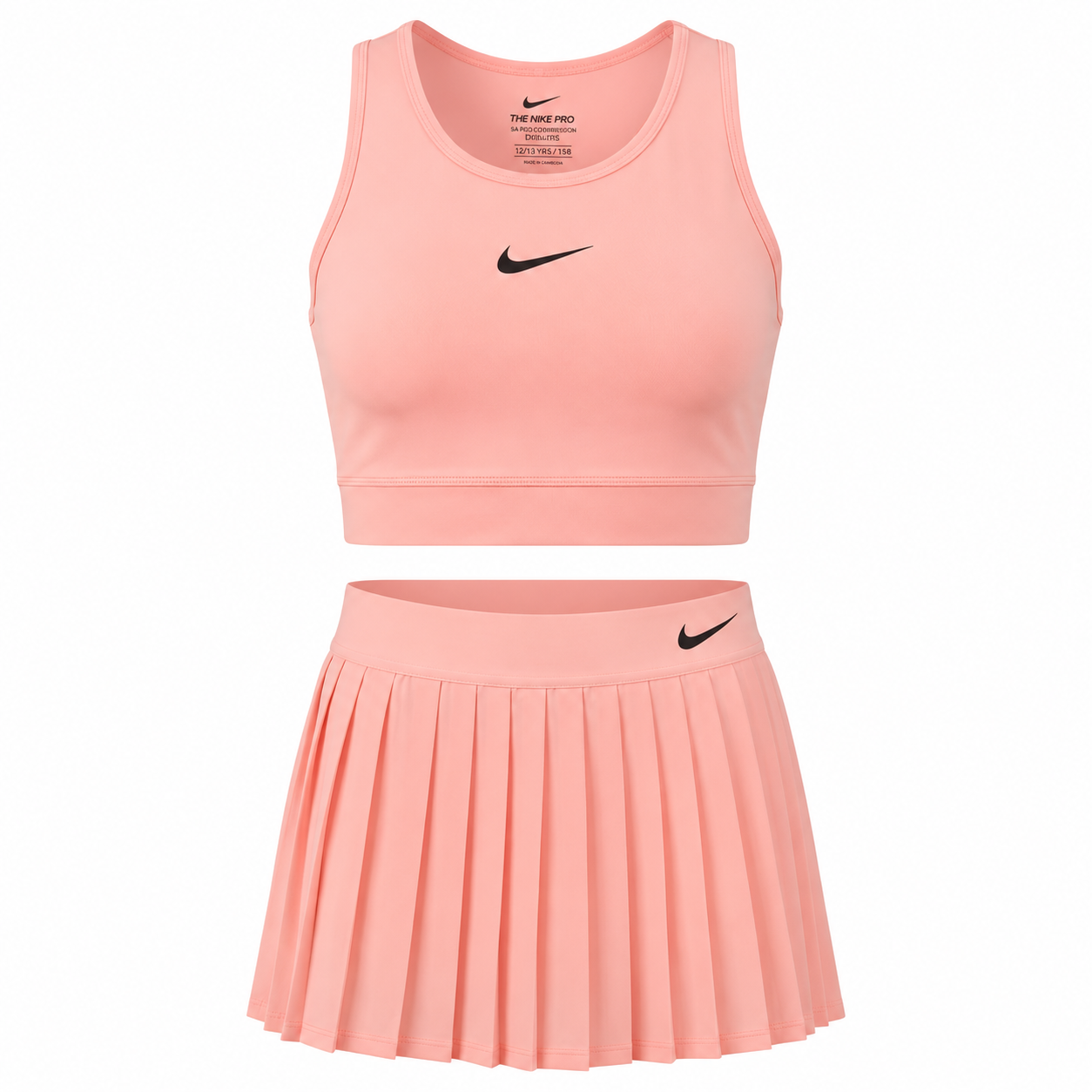 Nike Pro Sports Set (Bra + Skirt) - Pink