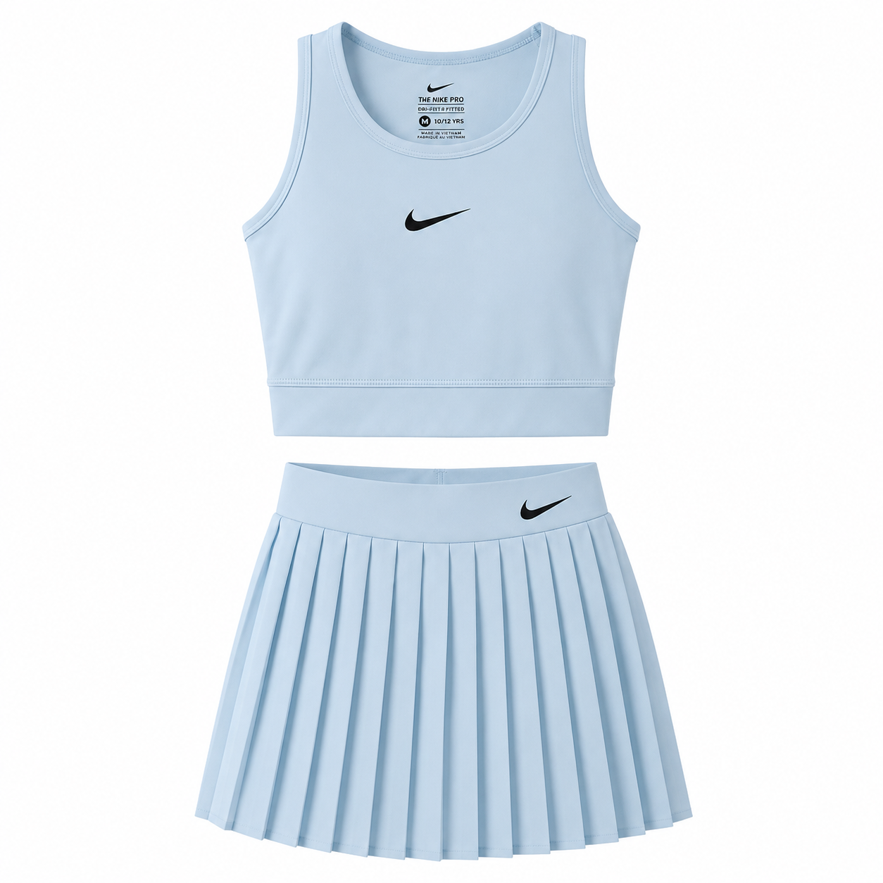 Nike Pro Sports Set (Bra + Skirt) - Blue