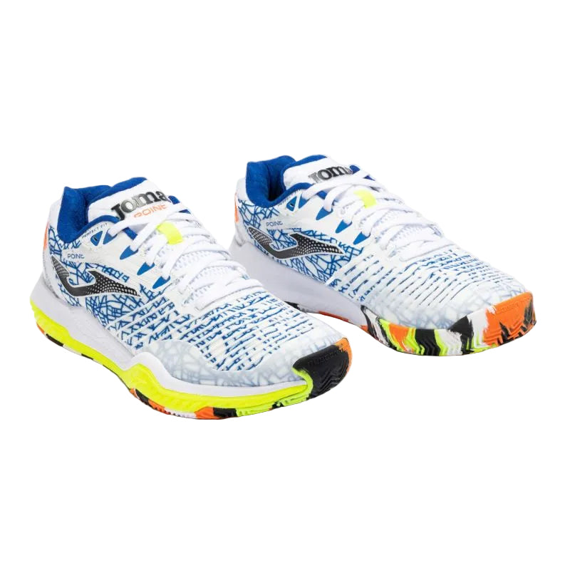 Joma Point - White/Blue/Yellow