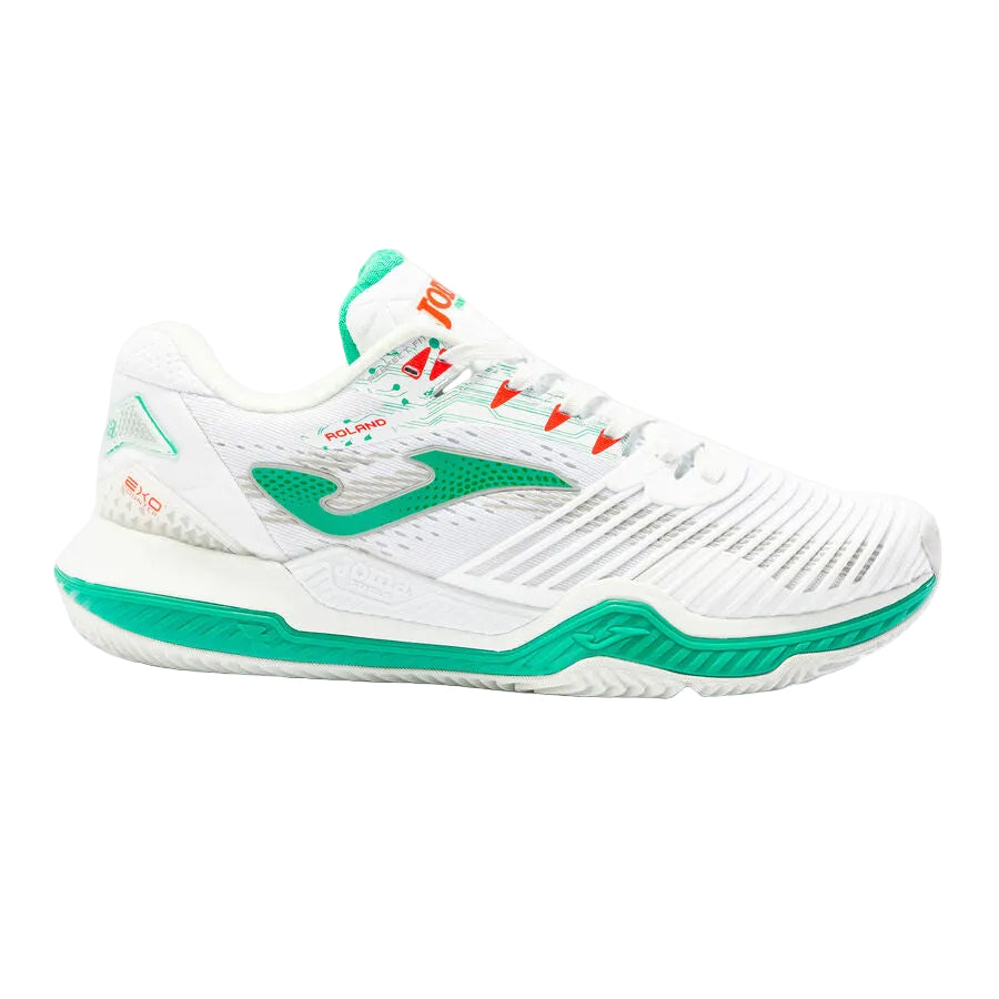 Joma Point 22 Hard Court- White/Green