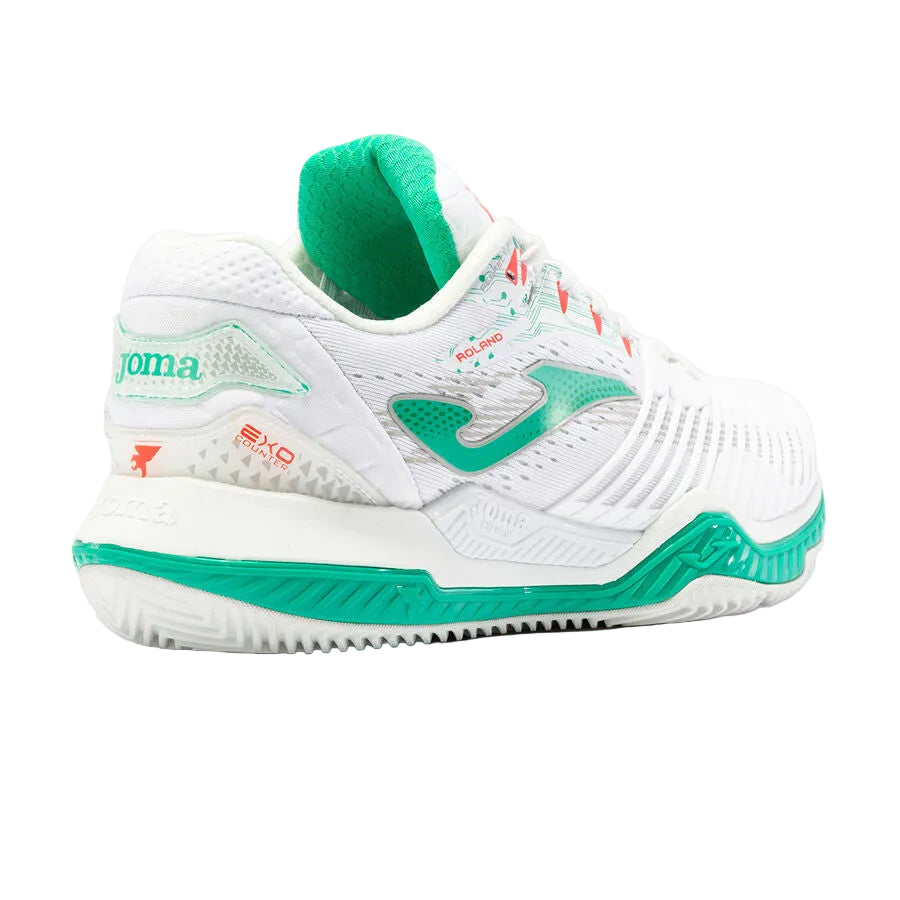 Joma Point 22 Hard Court- White/Green