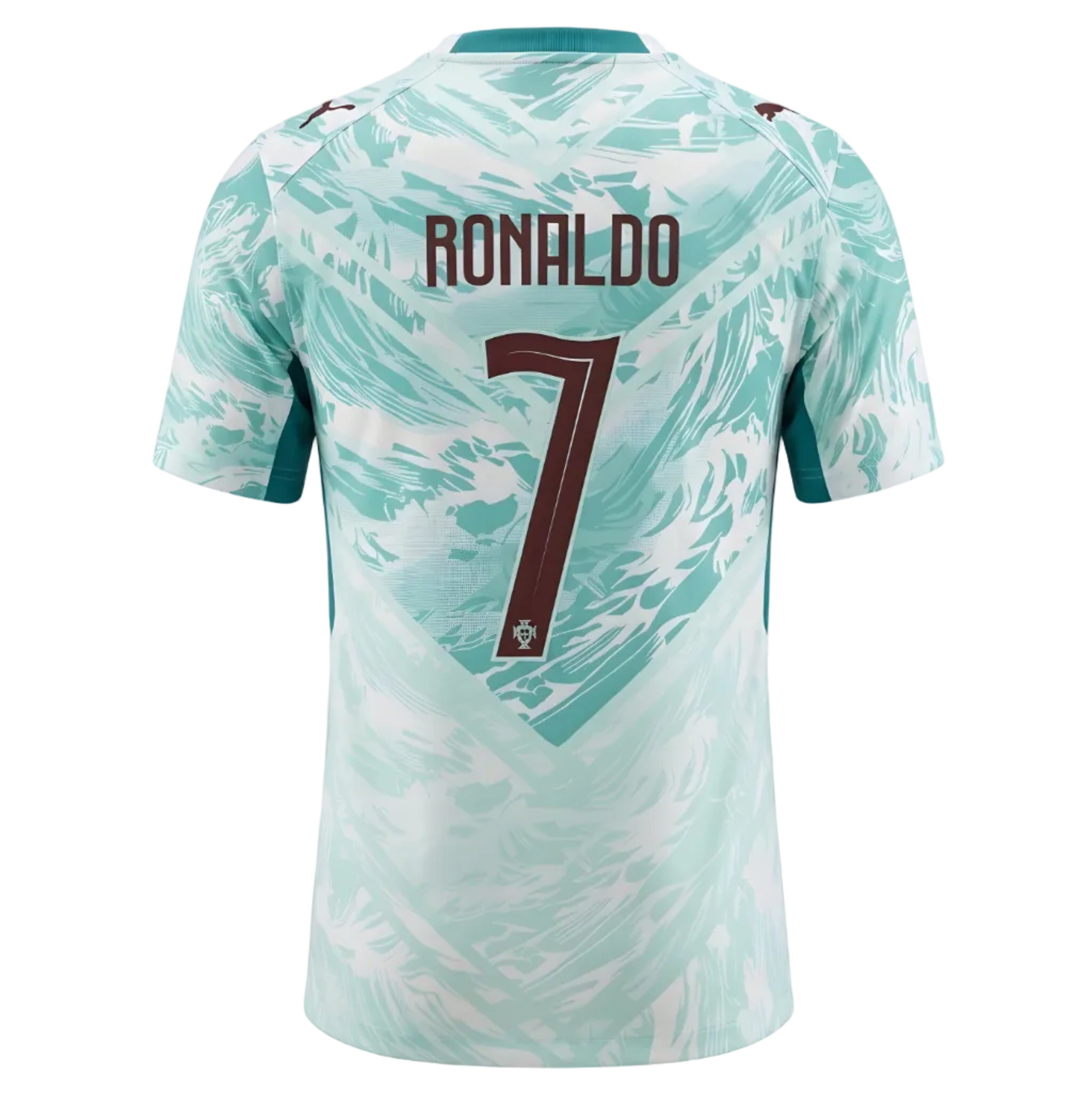 Portugal Christiano Ronaldo Home Kit (2026 World Cup Edition) Highest Quality - White/Mint