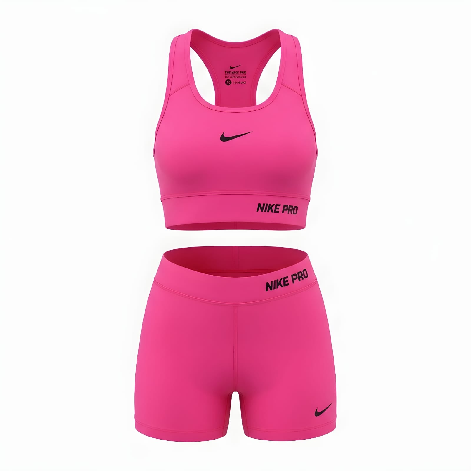 Nike Pro Sports Set (Bra + Shorts) - Fuchsia