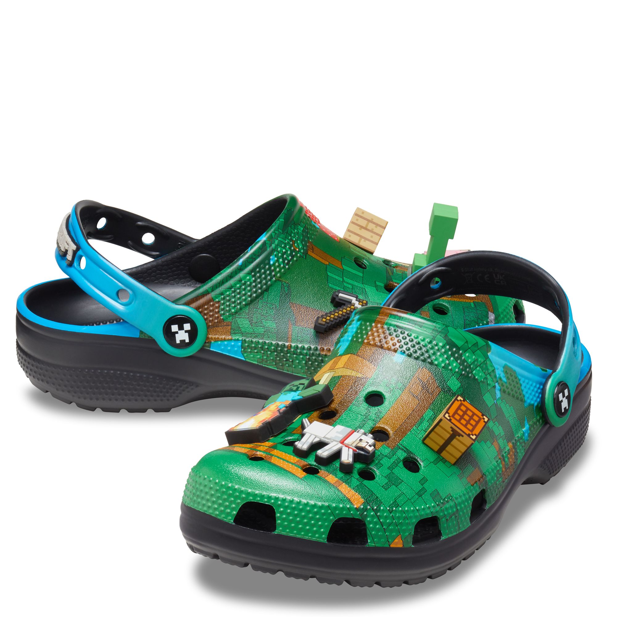 Crocs x Minecraft - Green/Blue