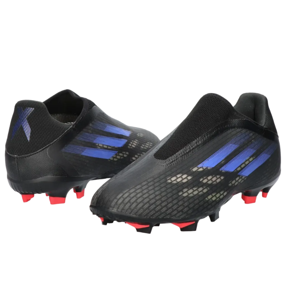 Adidas X Speedflow.3 Laceless Firm Ground - Black/Multicolor