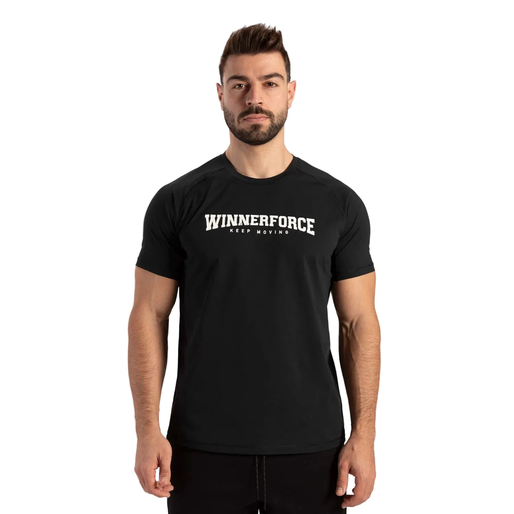 Winner Force Men Summer Escape Go To Shirt - Anthracite Black