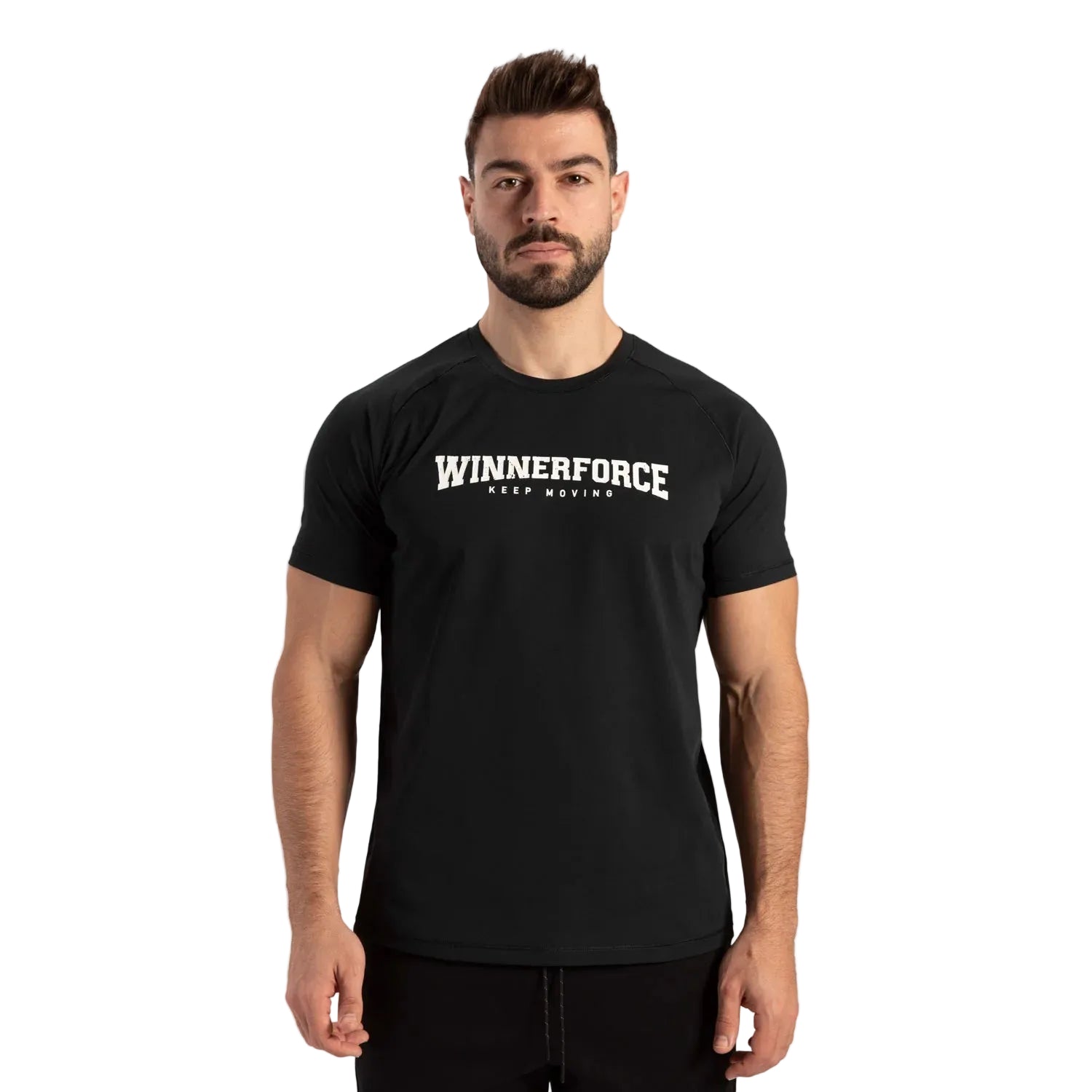 Winner Force Men Summer Escape Go To Shirt - Anthracite Black