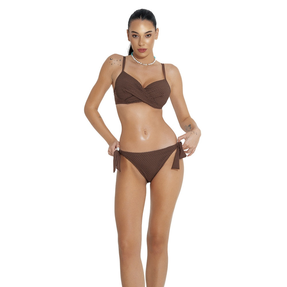 Bluepoint Bikini Set - Net/Brown