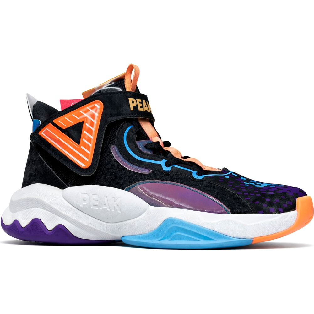 Peak Basketball Shoes - Black/Multicolor