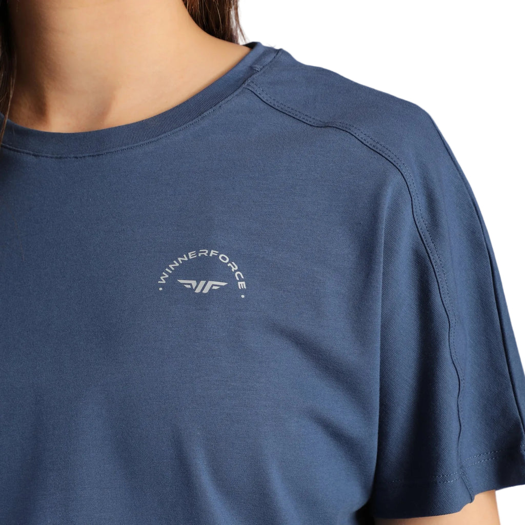 Winner Force Women Creed Lift T Shirt - Blue Opal