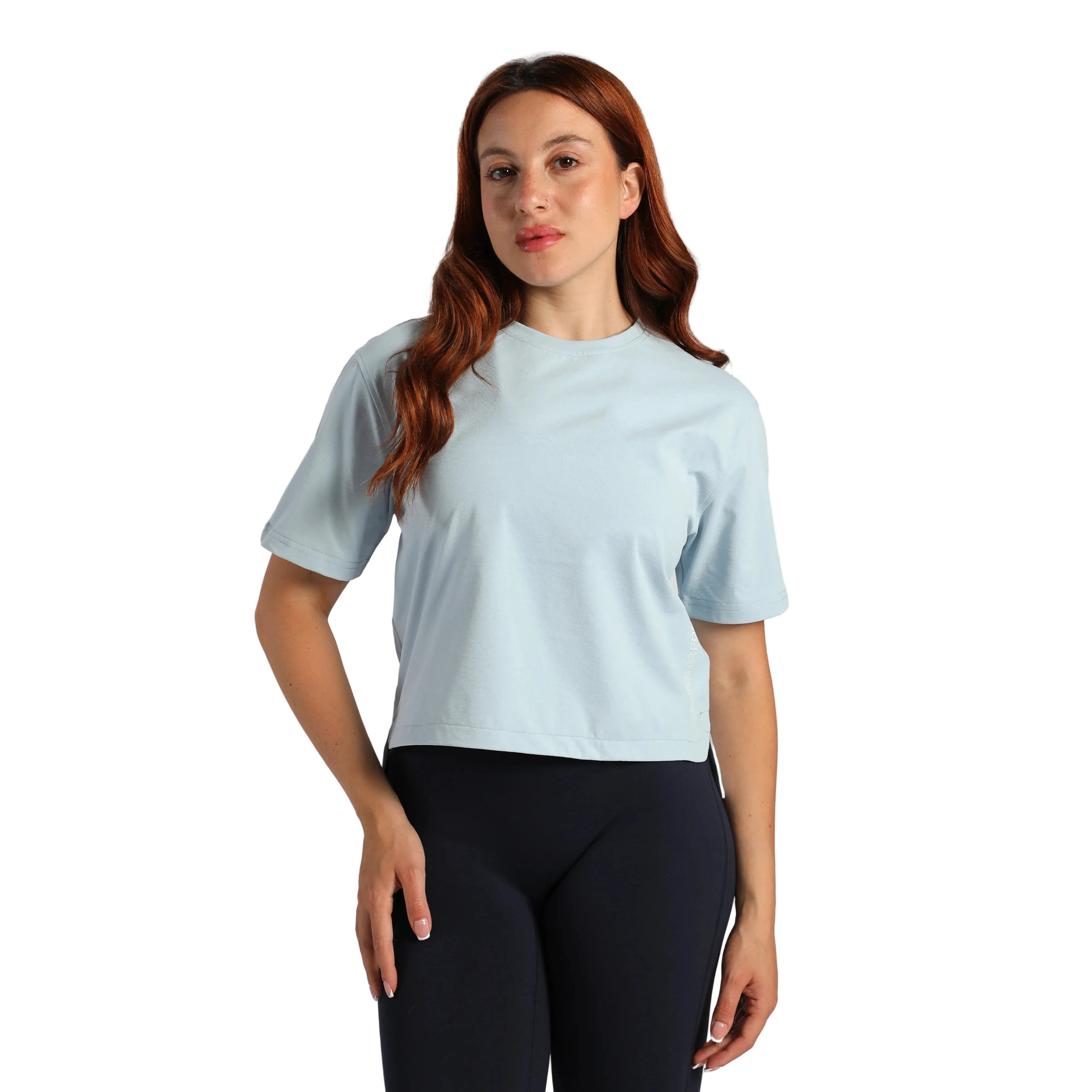 Winner Force Summer Escape Cropped T-Shirt - Celestial Blue