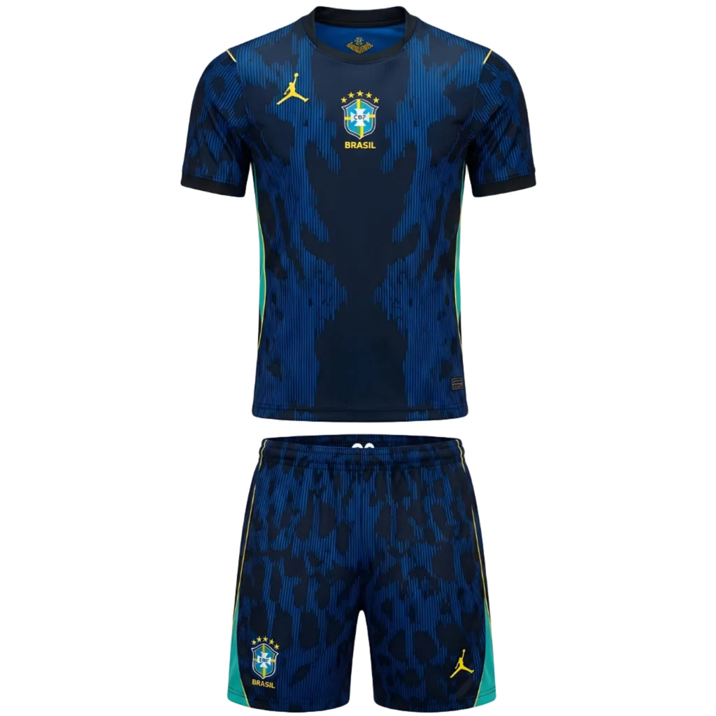 Brazil Away Kit (2026 World Cup Edition) Highest Quality - Blue/Black