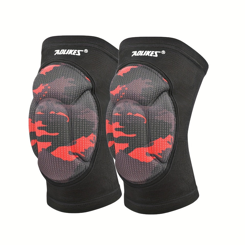 AOLIKES Volleyball Kneepad - Red/Camo