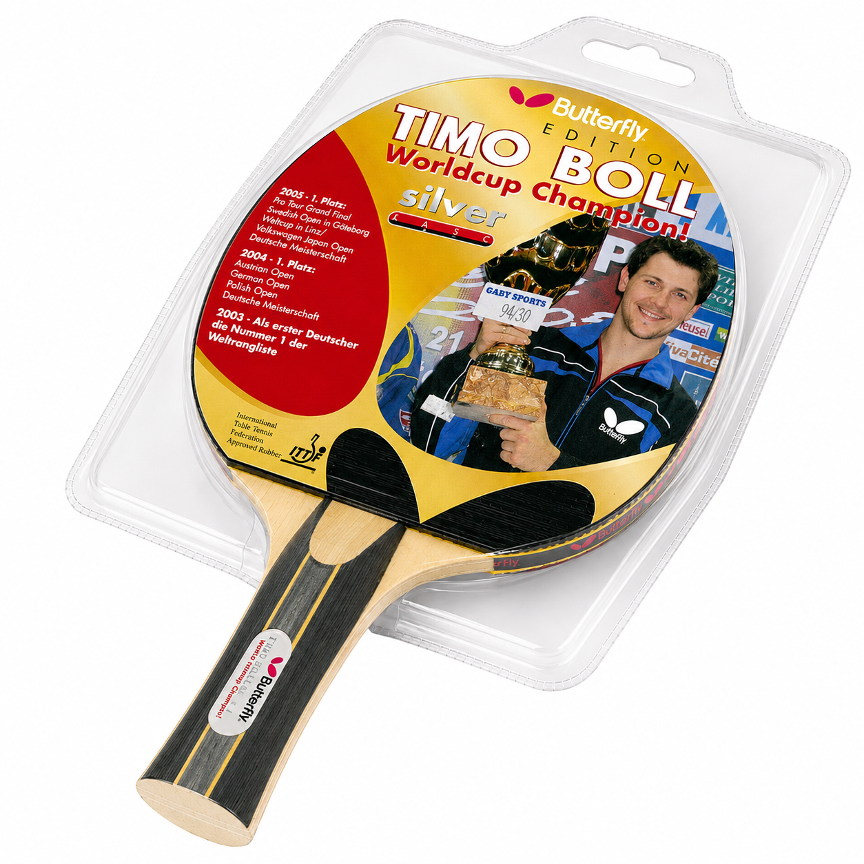 Butterfly Timo Boll Silver Edition Table Tennis / Ping-Pong Racket