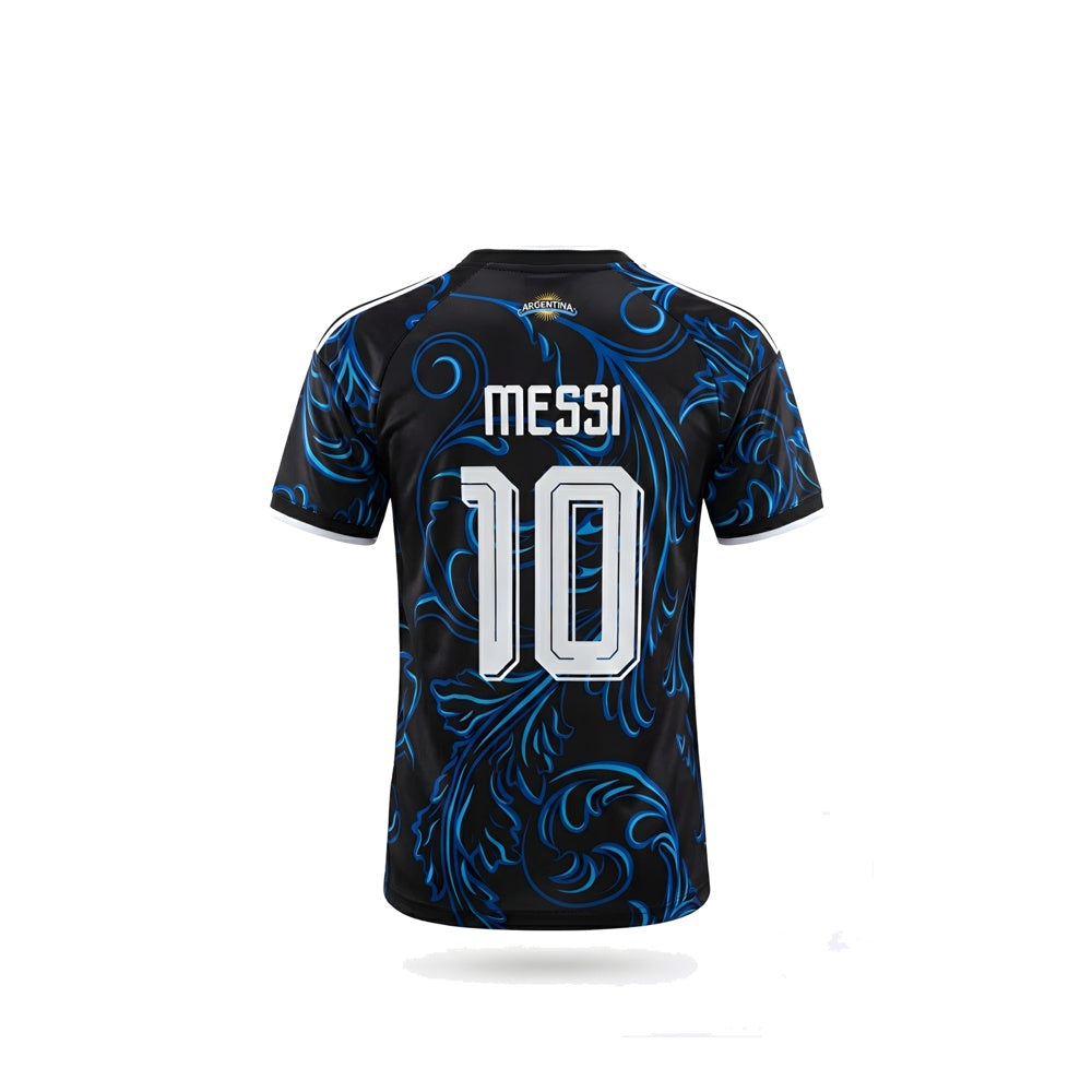 Argentina Messi Away Kit (2026 World Cup Edition) Highest Quality - Black/Blue