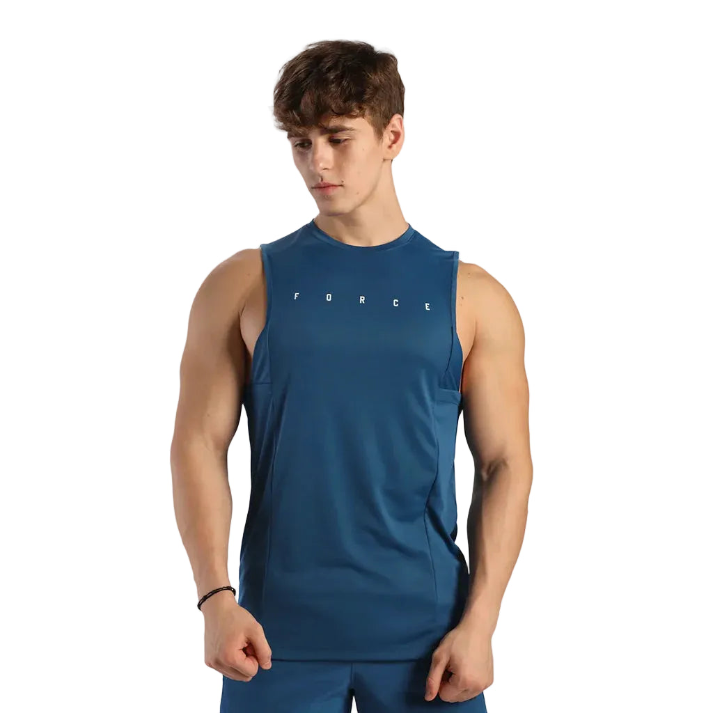 Winner Force Men Force 90° Tank - Pinkoi Navy