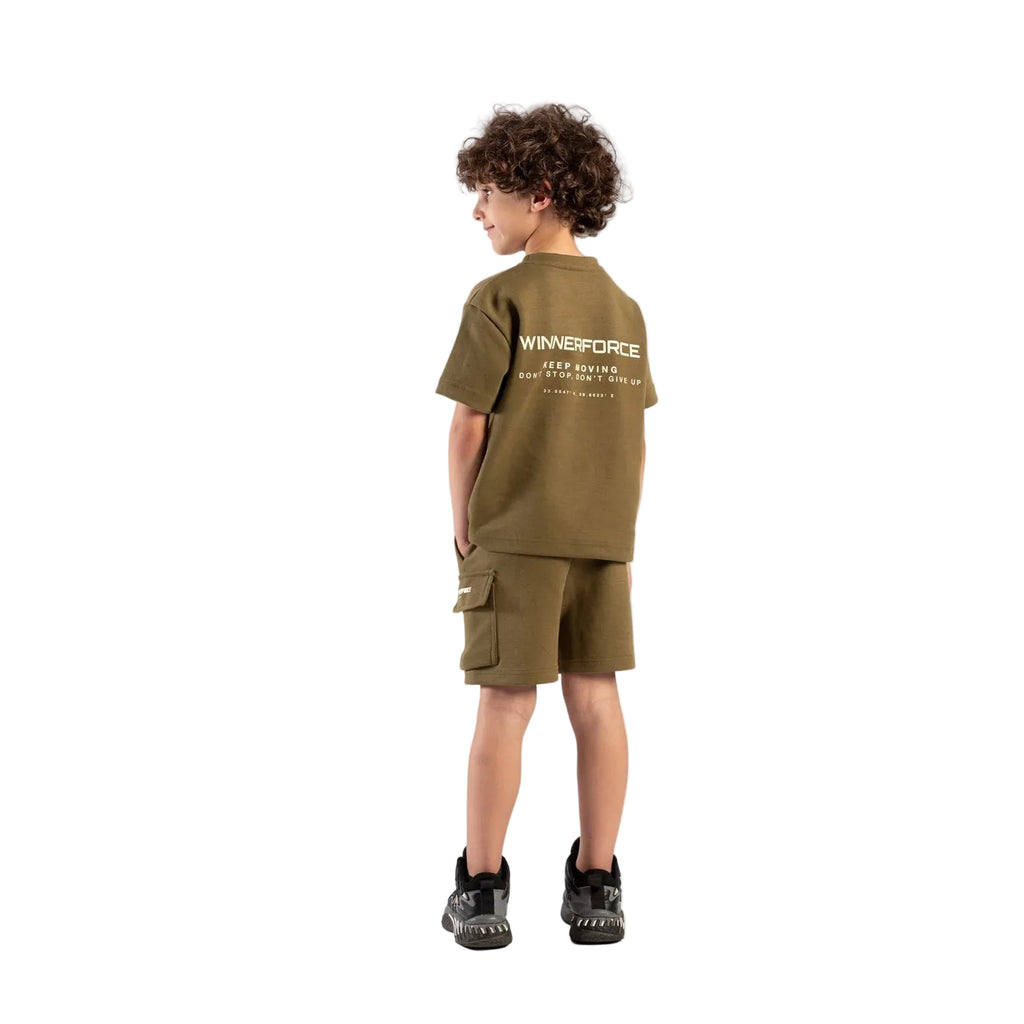 Winner Force Boys Go Beyond Pin Set - Olive Drab