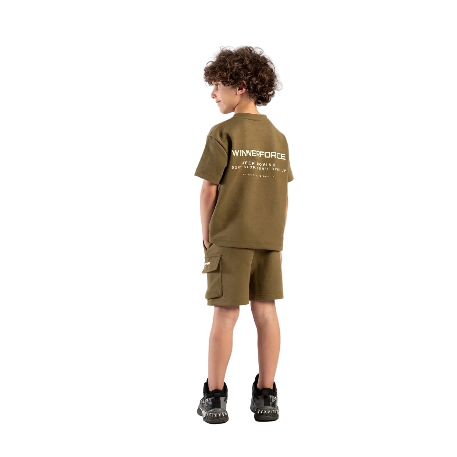 Winner Force Boys Go Beyond Pin Set - Olive Drab