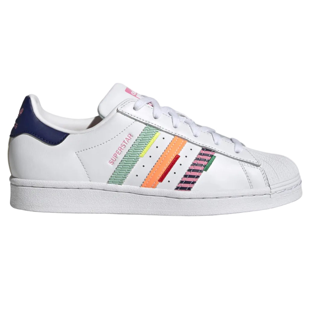 Adidas Superstar Multi Jagged Stripes - White