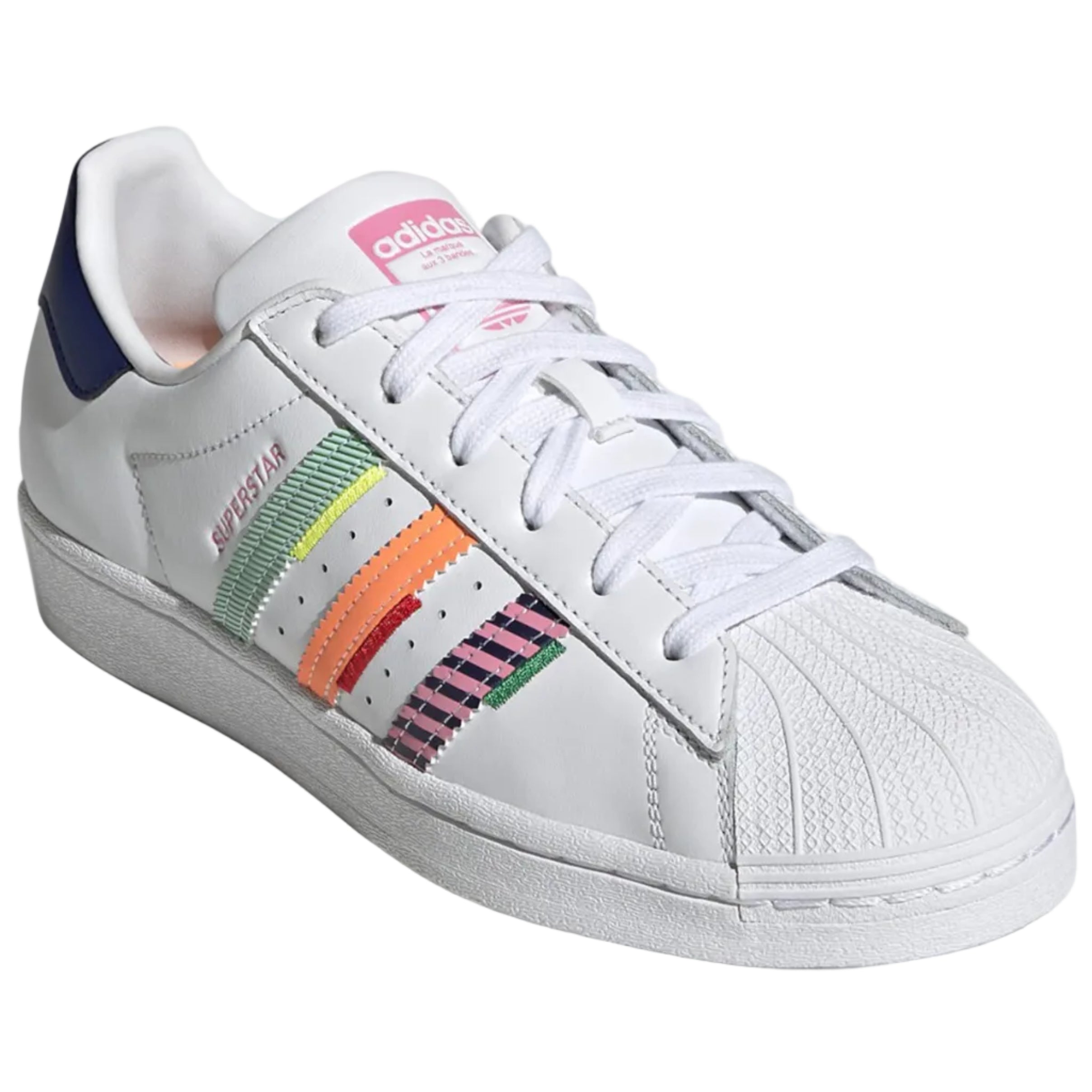 Adidas Superstar Multi Jagged Stripes - White