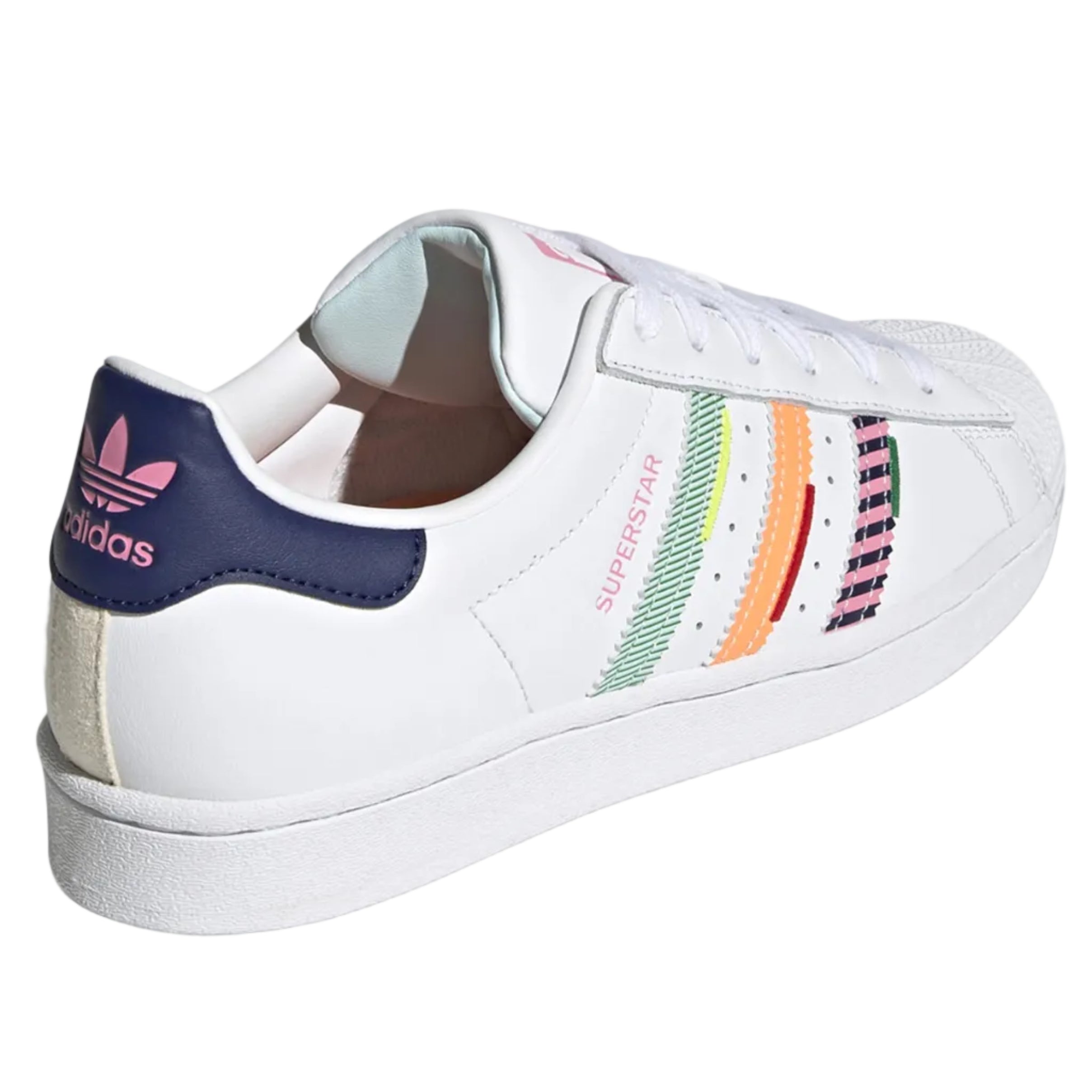 Adidas Superstar Multi Jagged Stripes - White