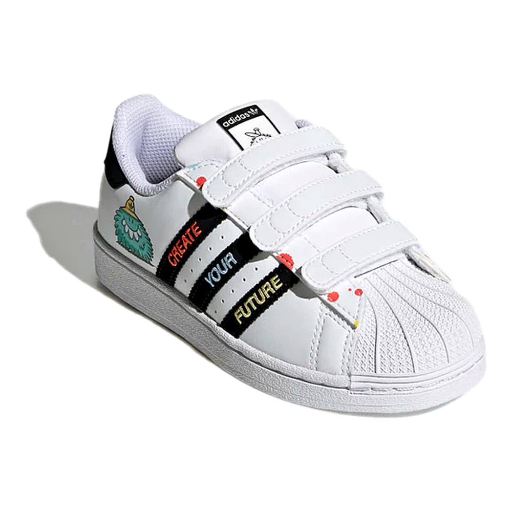 Kevin Lyons x Adidas Superstar "Create Your Future" (Kids and Infants) - White