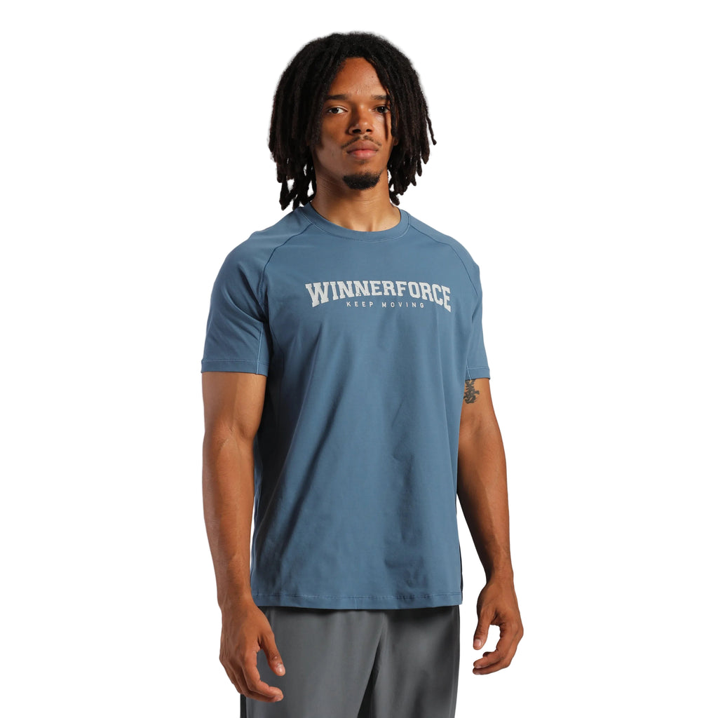 Winner Force Men Summer Escape Go To Shirt - Ensign Blue